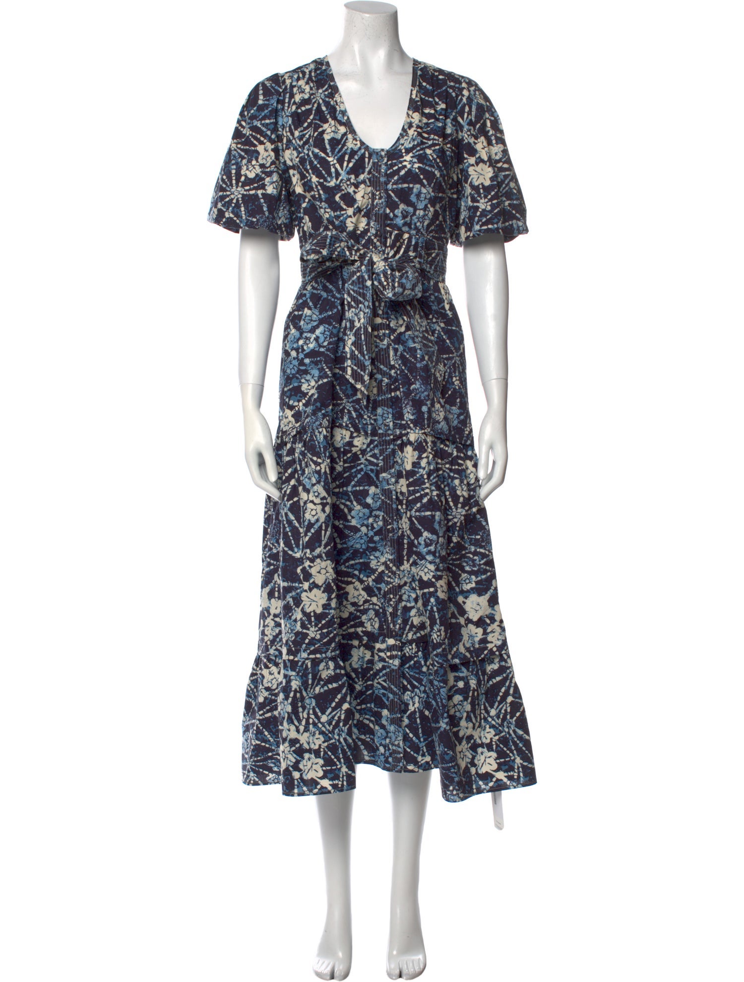 Marie Oliver Printed Long Dress