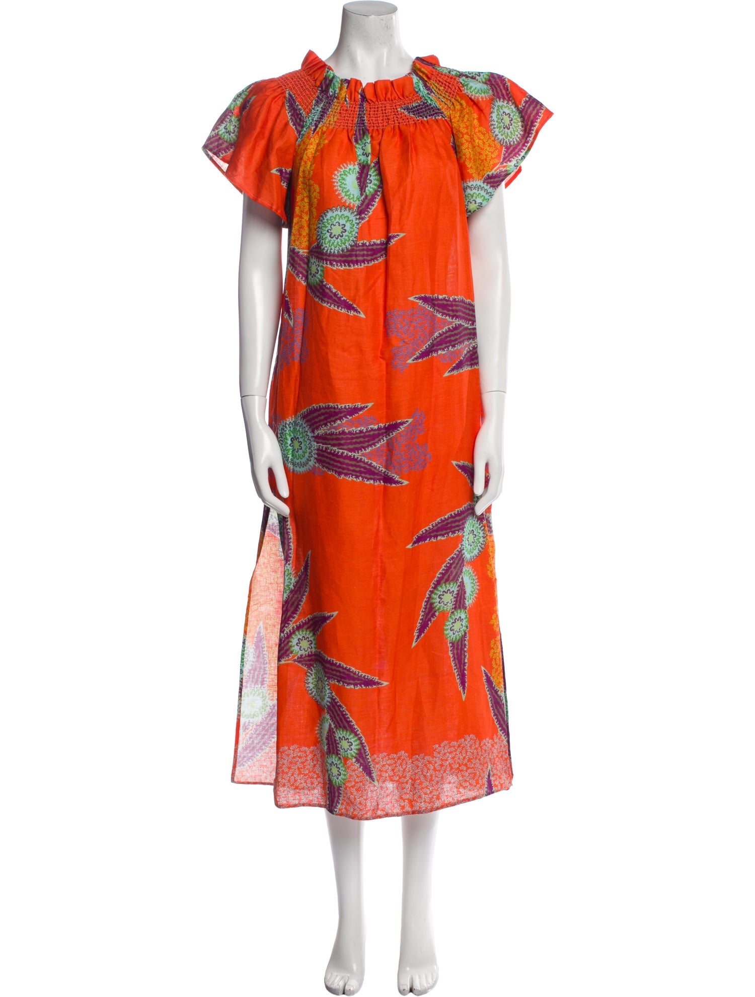 Marie Oliver Linen Long Dress