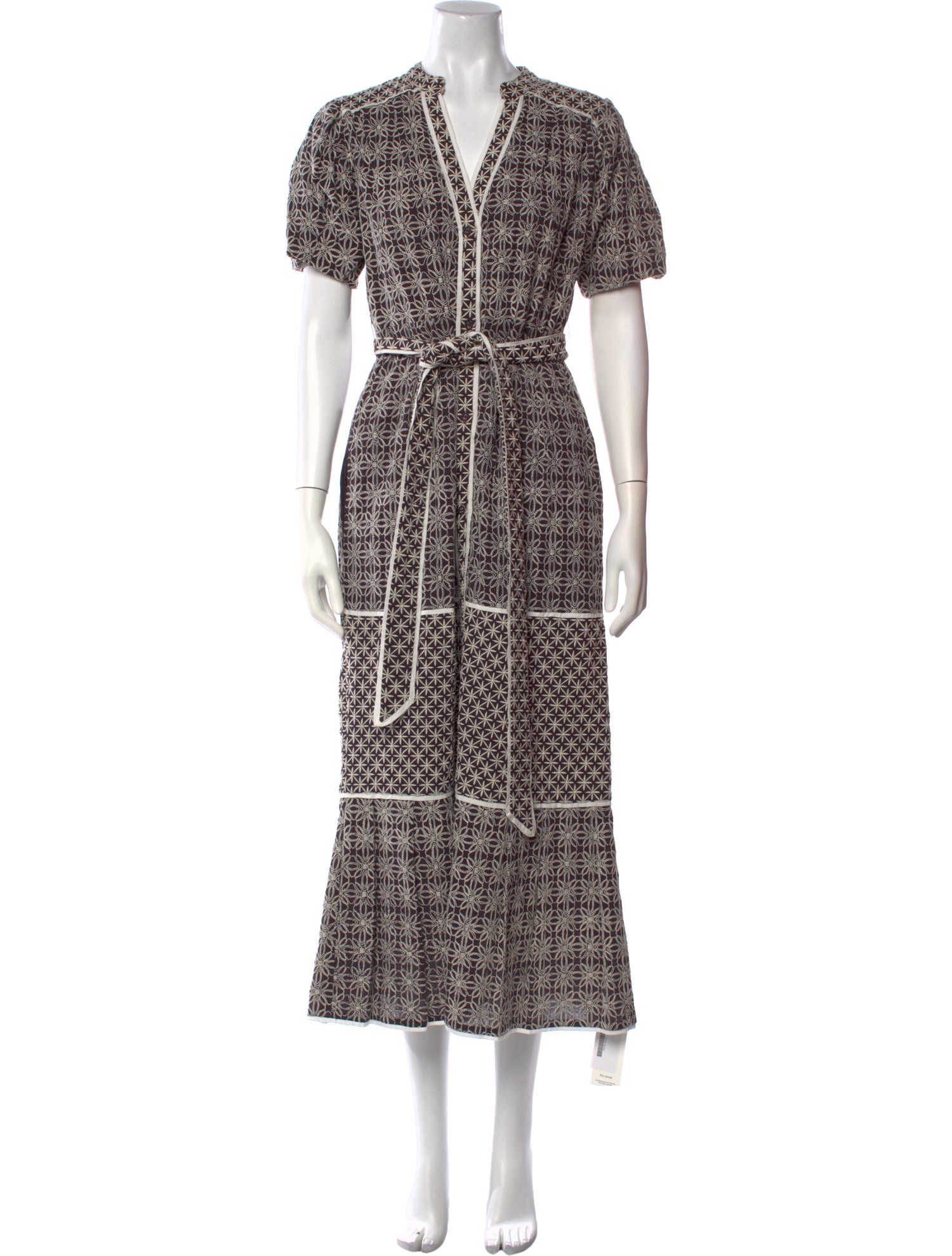 Marie Oliver Printed Long Dress