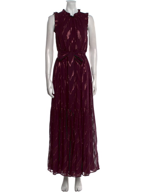 Marie Oliver Silk Long Dress
