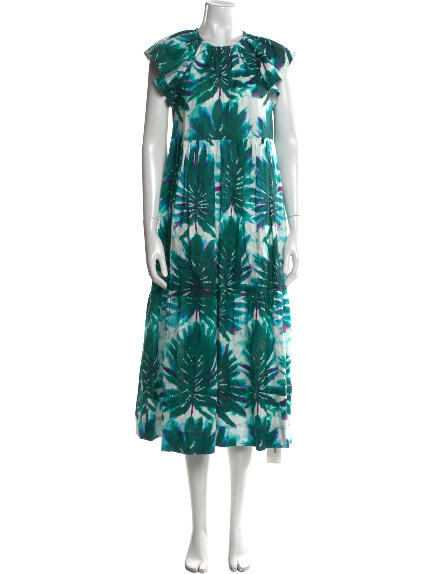 Marie Oliver Linen Long Dress