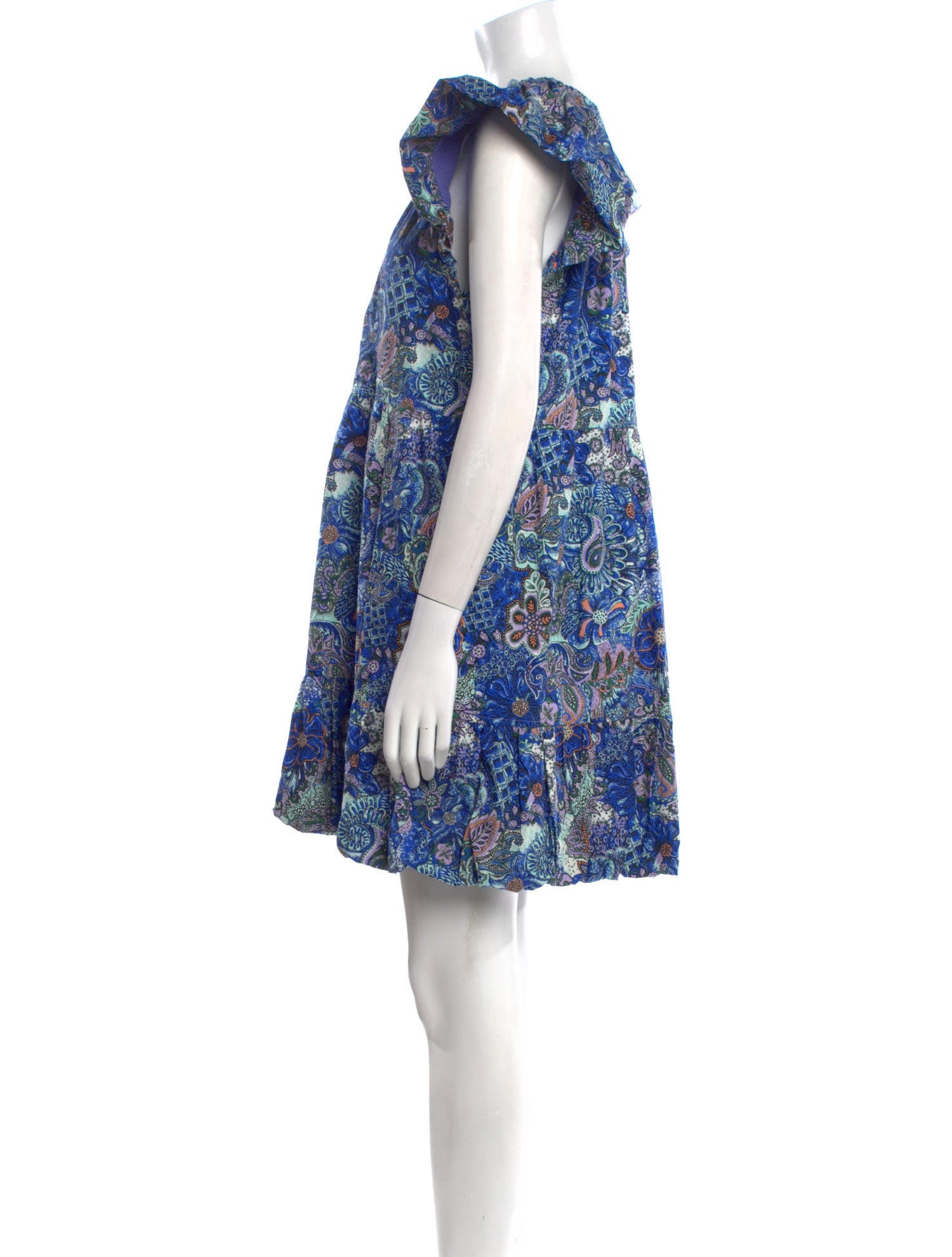 Marie Oliver Floral Print Mini Dress w/ Tags