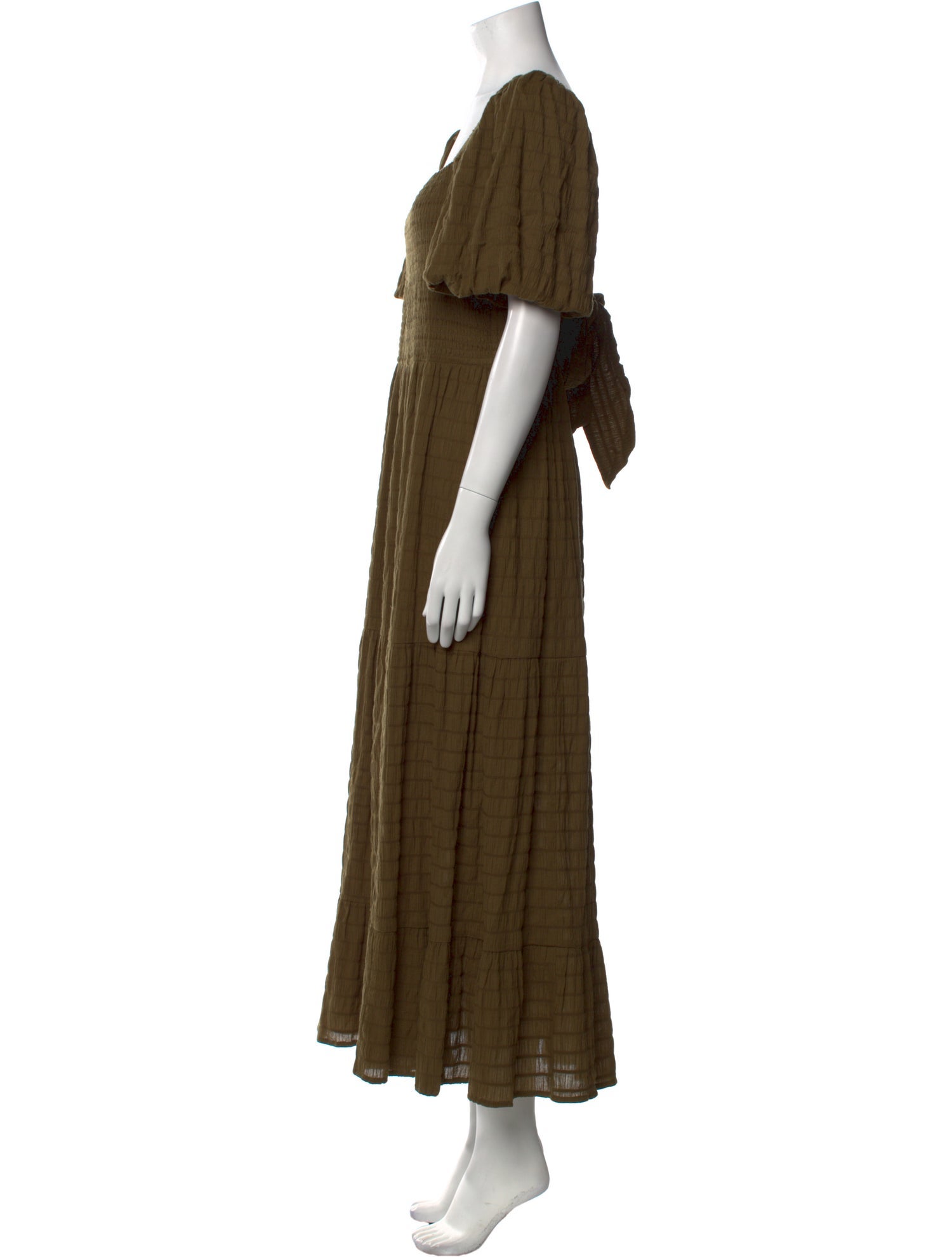 Marie Oliver Square Neckline Long Dress