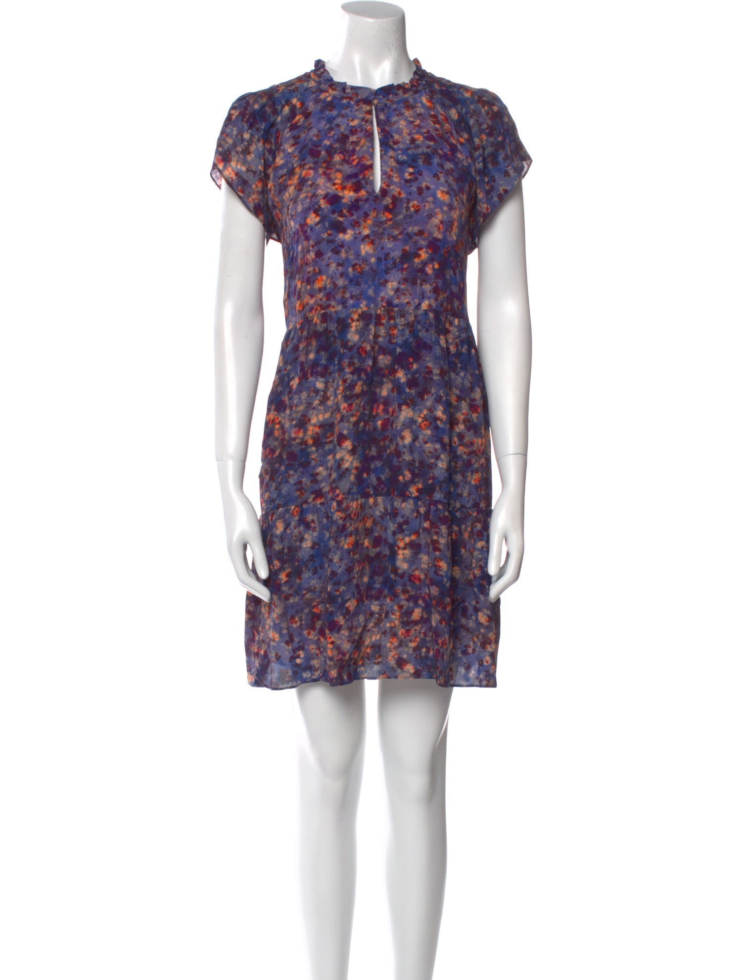 Marie Oliver Floral Print Mini Dress