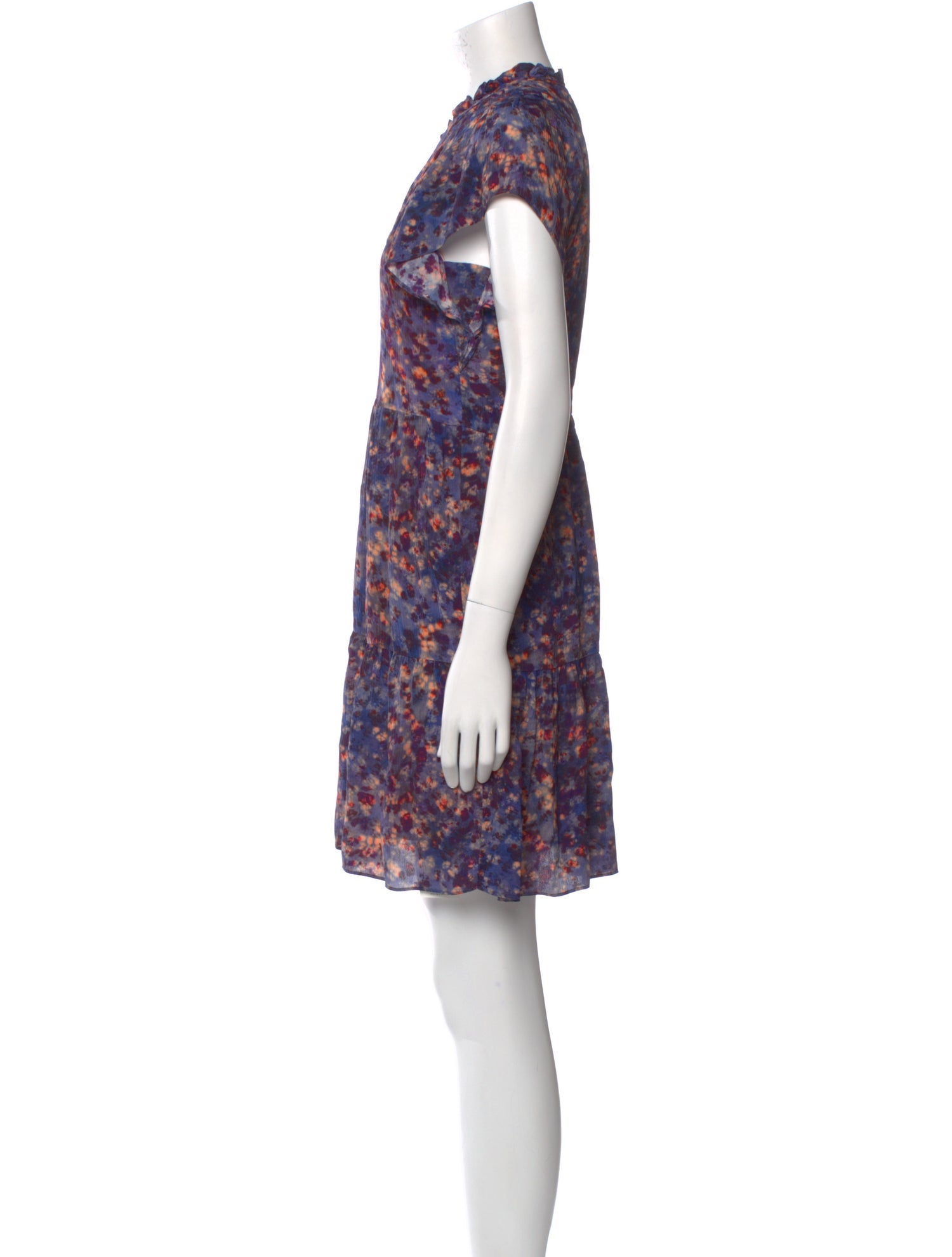 Marie Oliver Floral Print Mini Dress