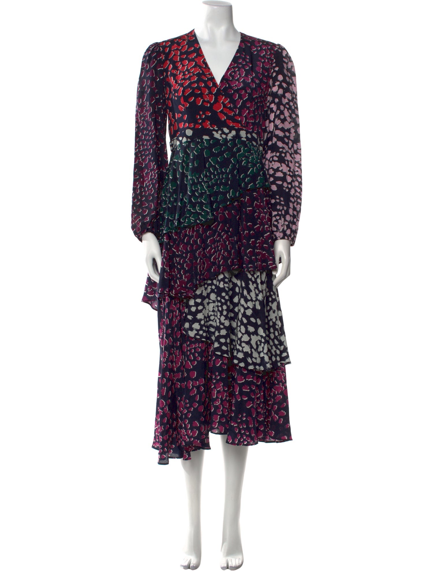 Marie Oliver Silk Long Dress