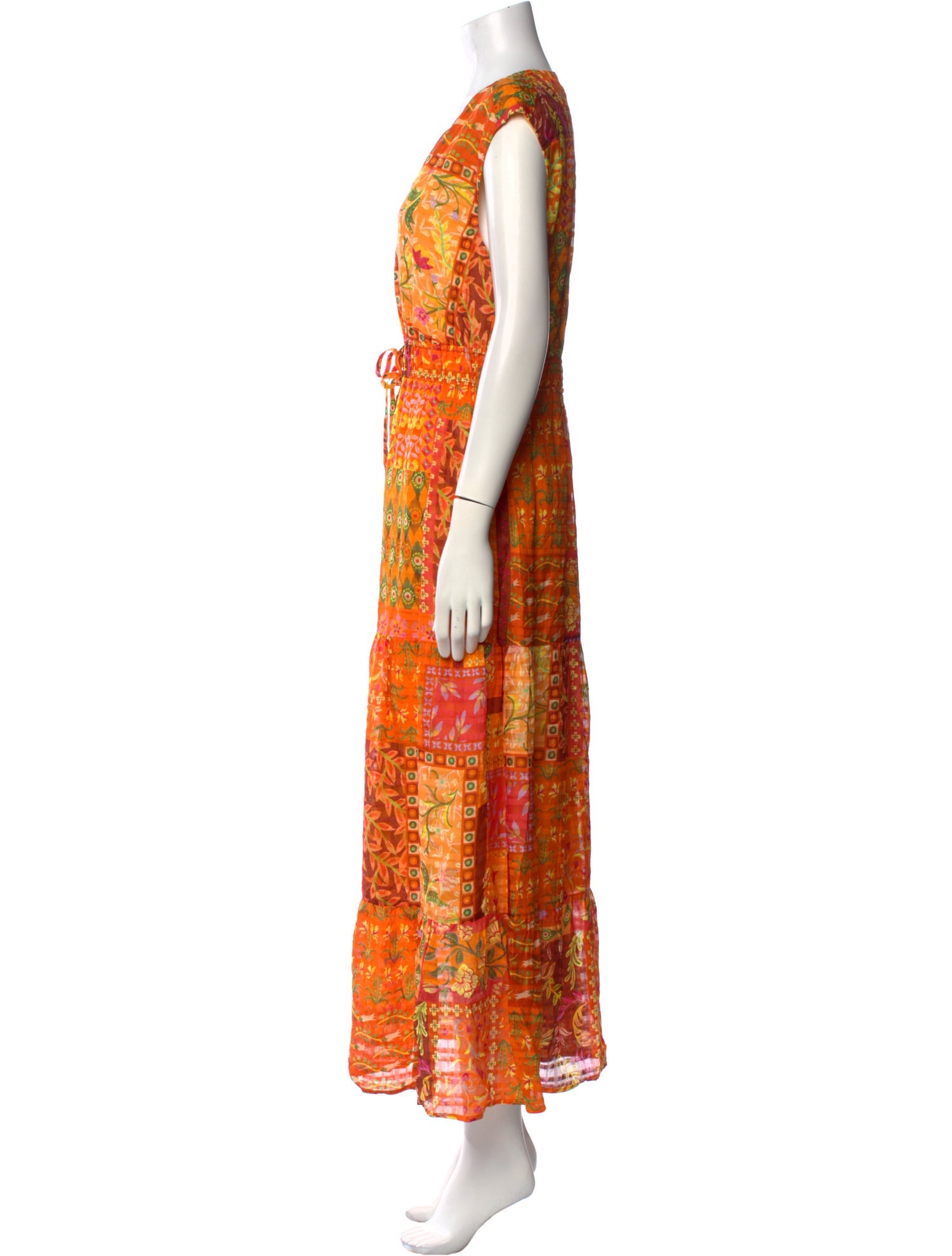 Marie Oliver Printed Long Dress