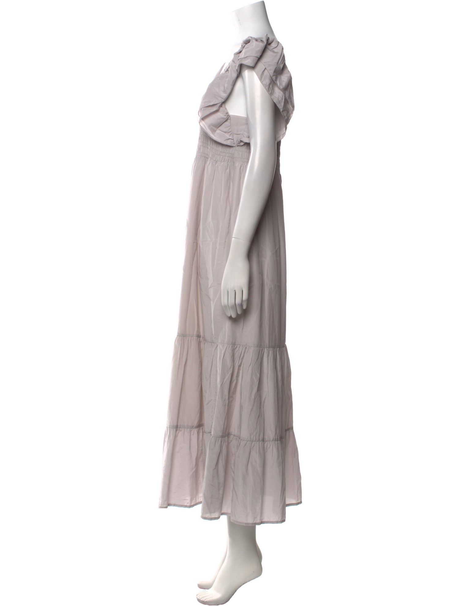 Marie Oliver Square Neckline Long Dress