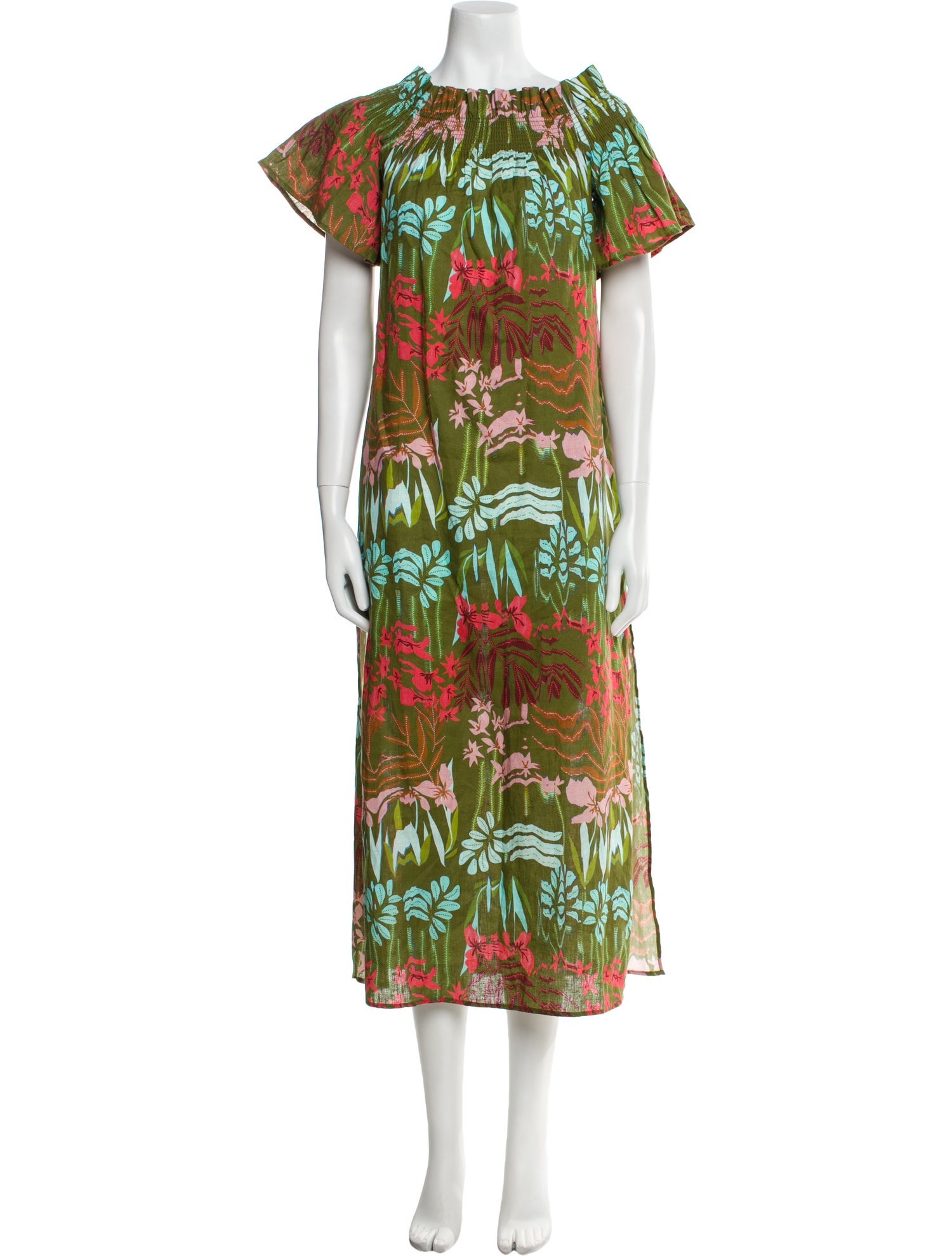 Marie Oliver Printed Long Dress