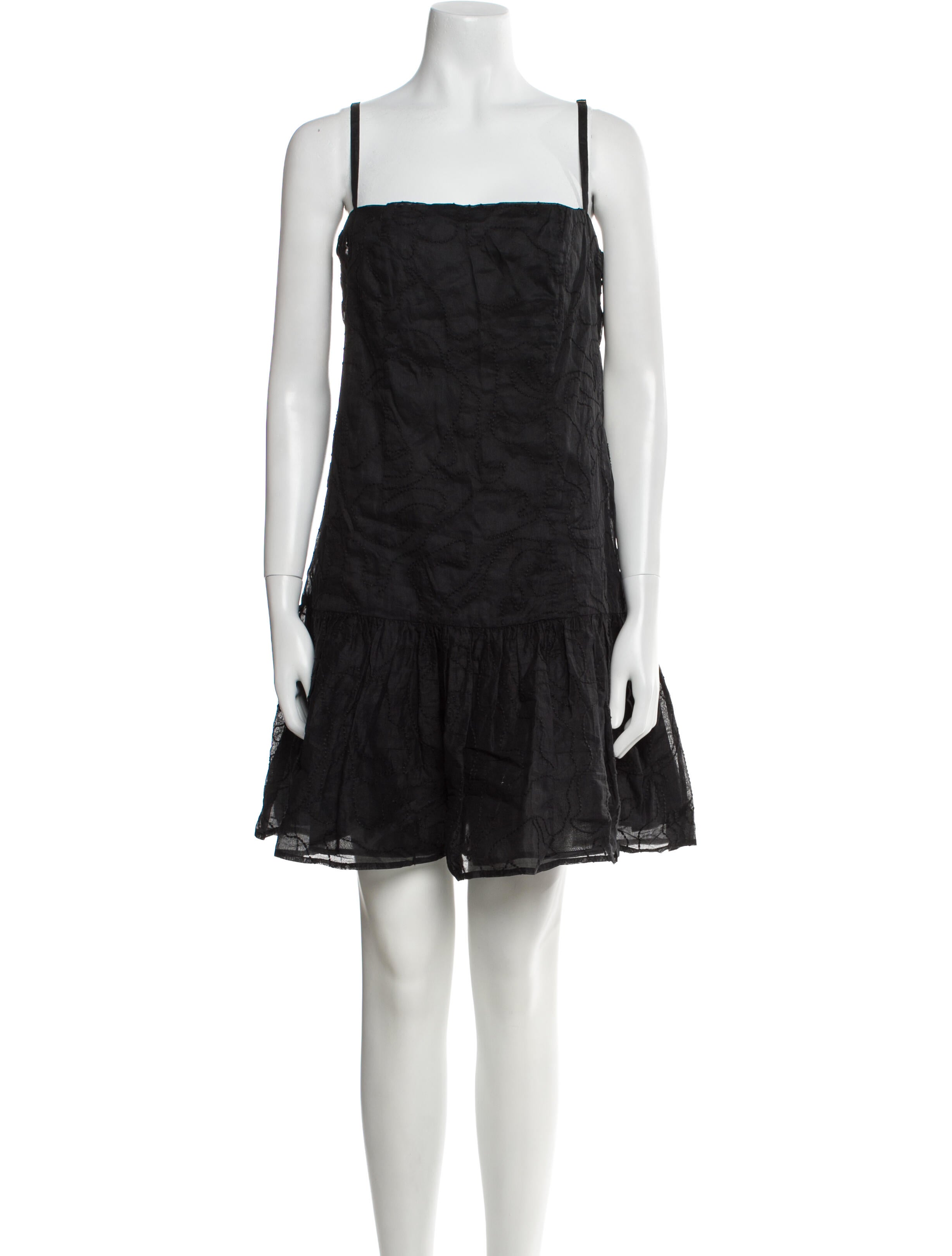 Marie Oliver Square Neckline Mini Dress