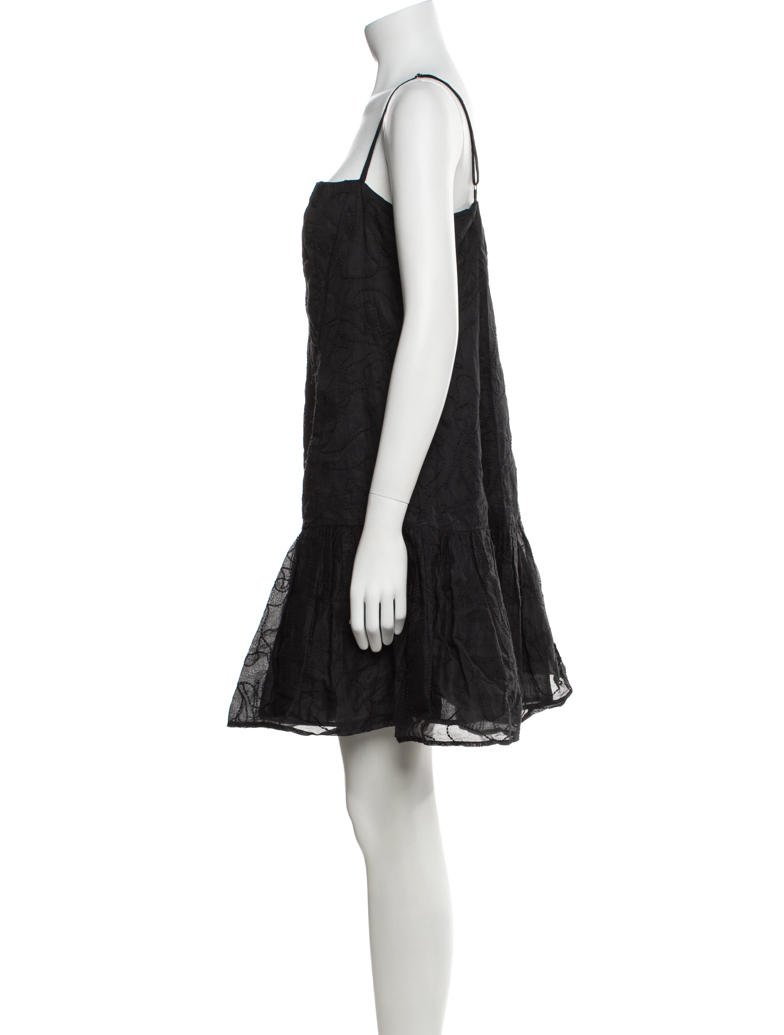 Marie Oliver Square Neckline Mini Dress