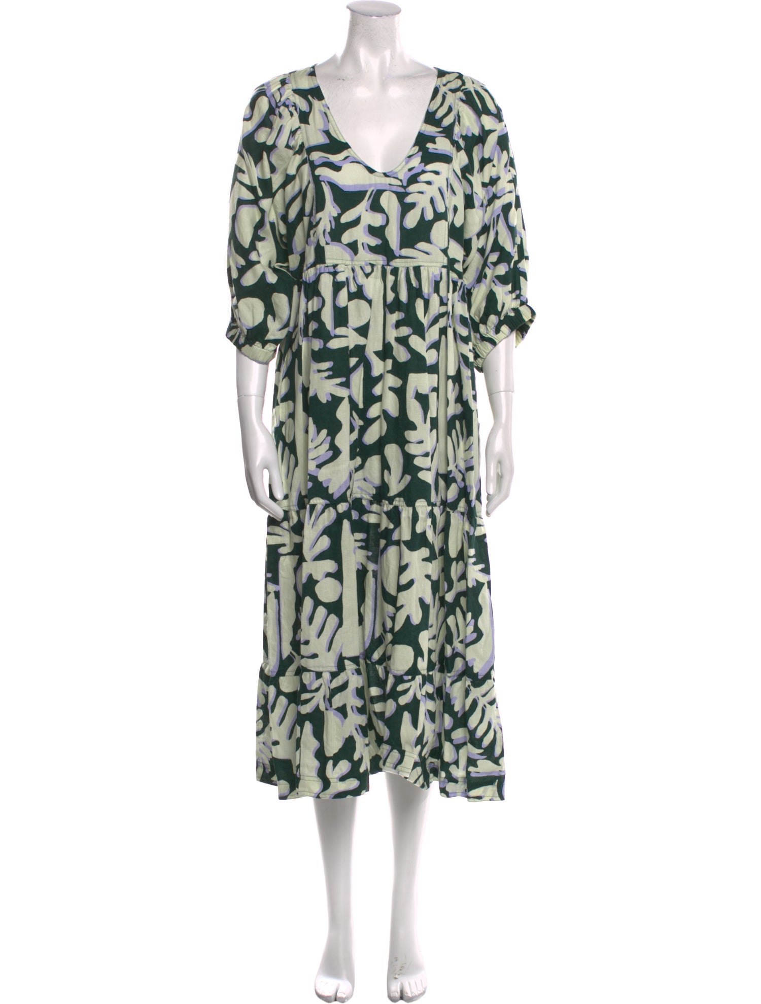 Marie Oliver Linen Long Dress