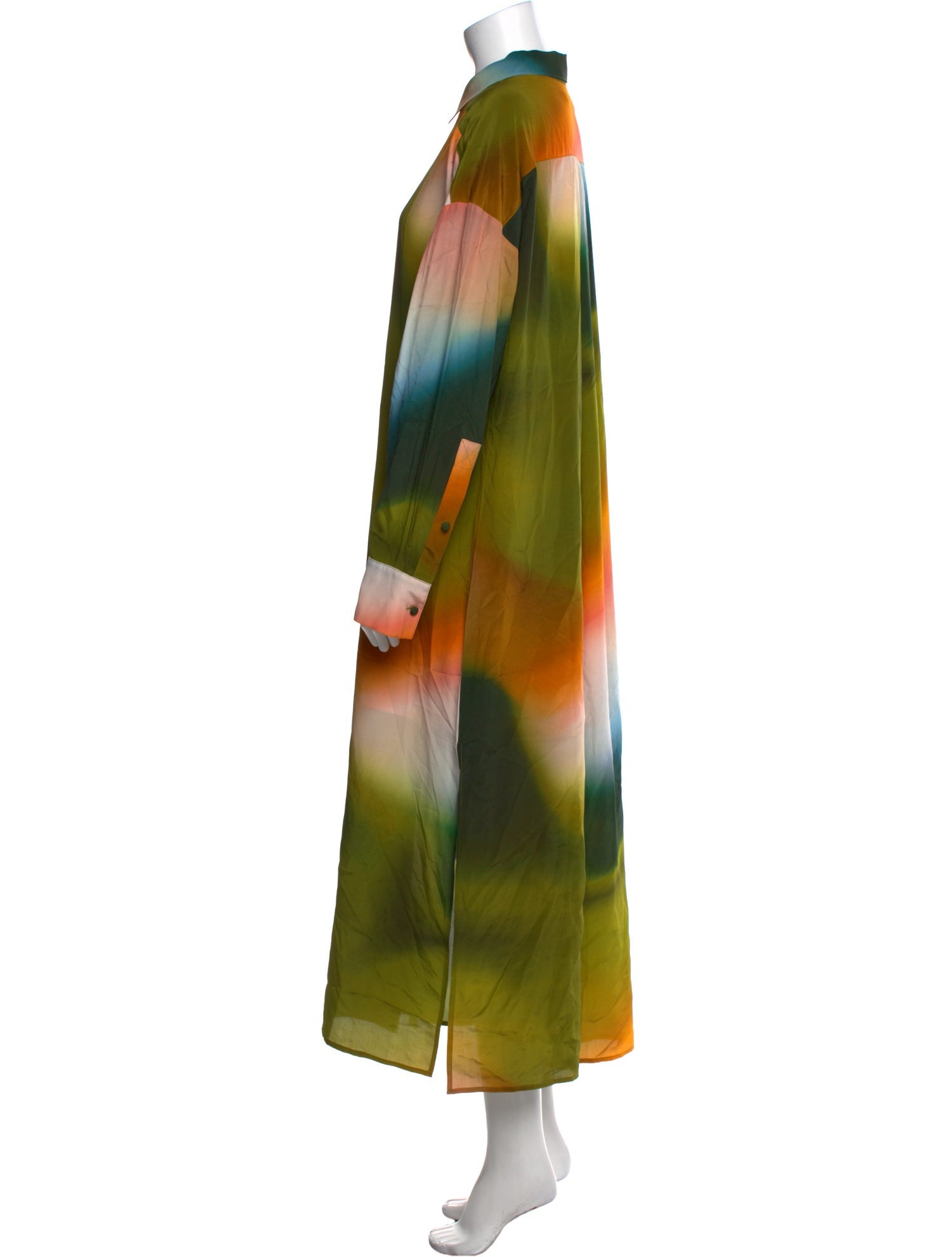 Marie Oliver Silk Long Dress