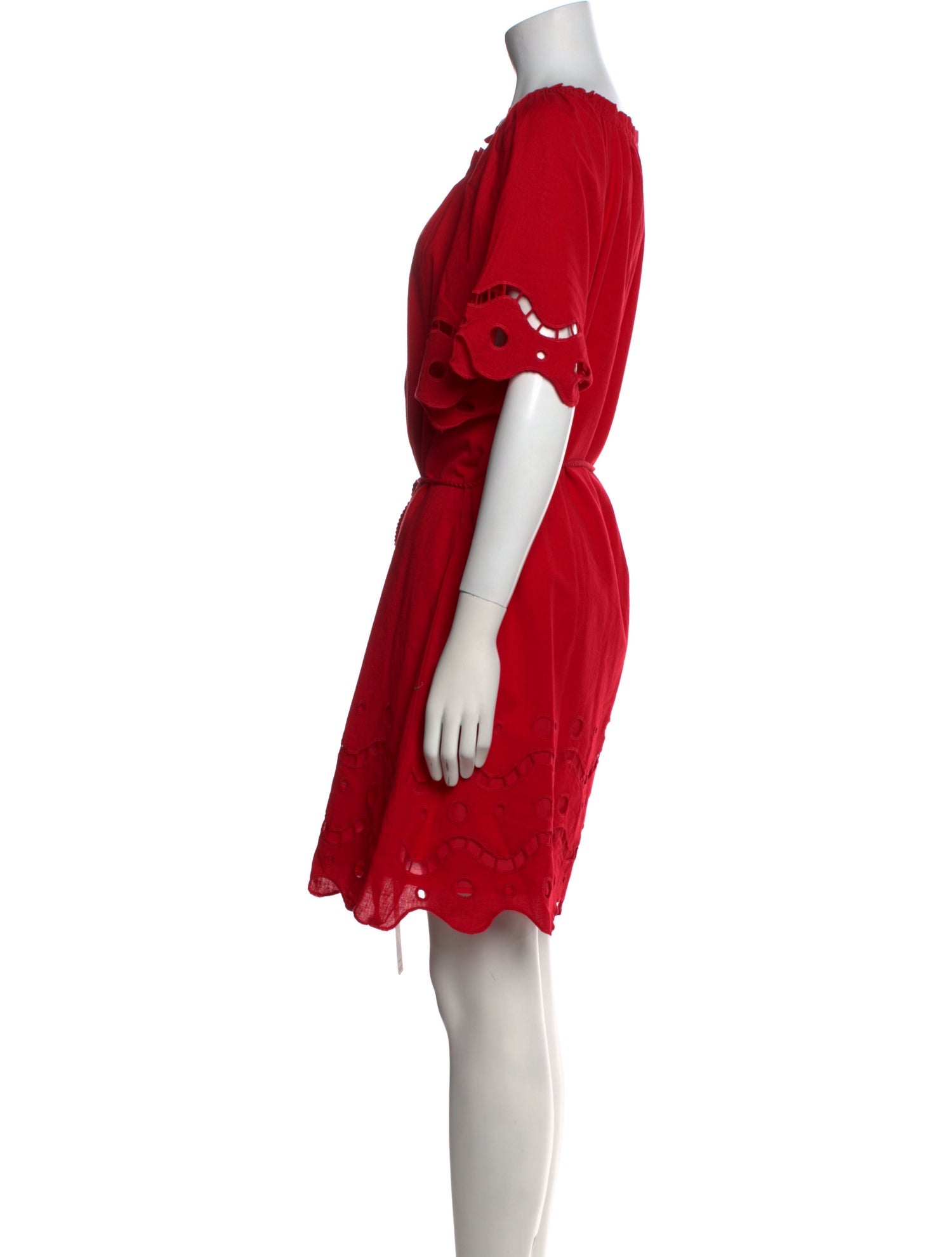 Marie Oliver Scoop Neck Mini Dress