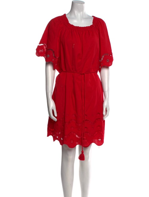 Marie Oliver Scoop Neck Mini Dress