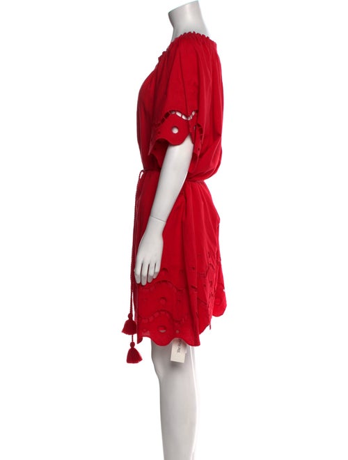 Marie Oliver Scoop Neck Mini Dress