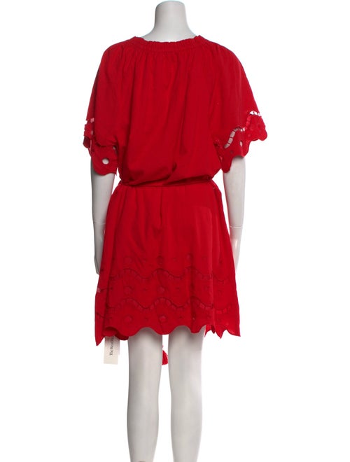 Marie Oliver Scoop Neck Mini Dress