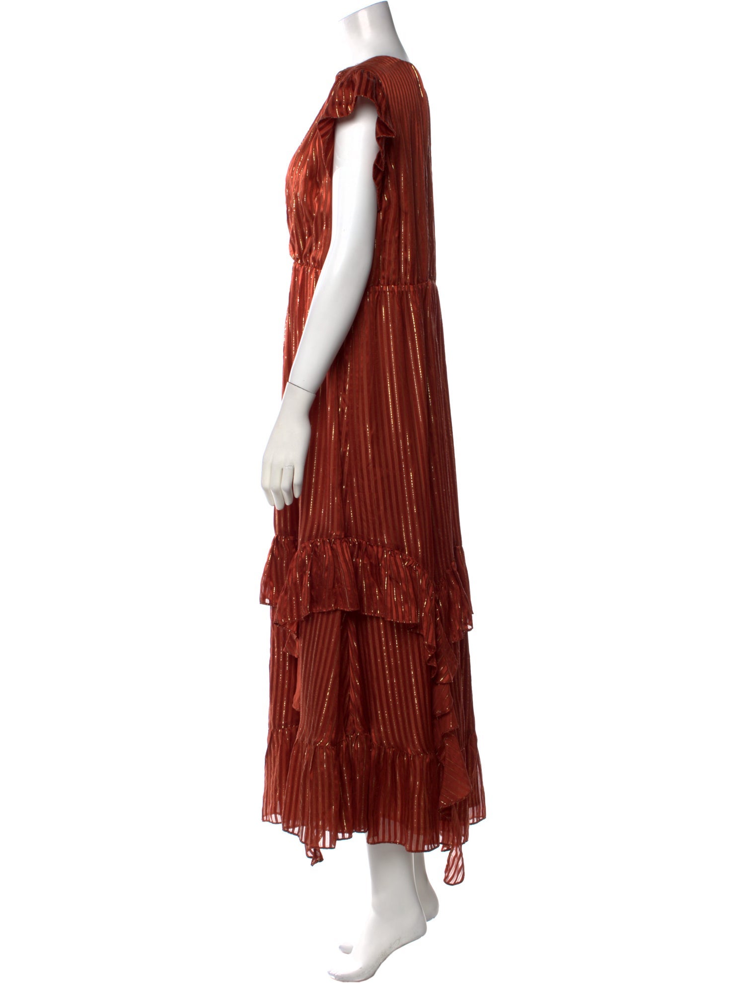 Marie Oliver Silk Long Dress