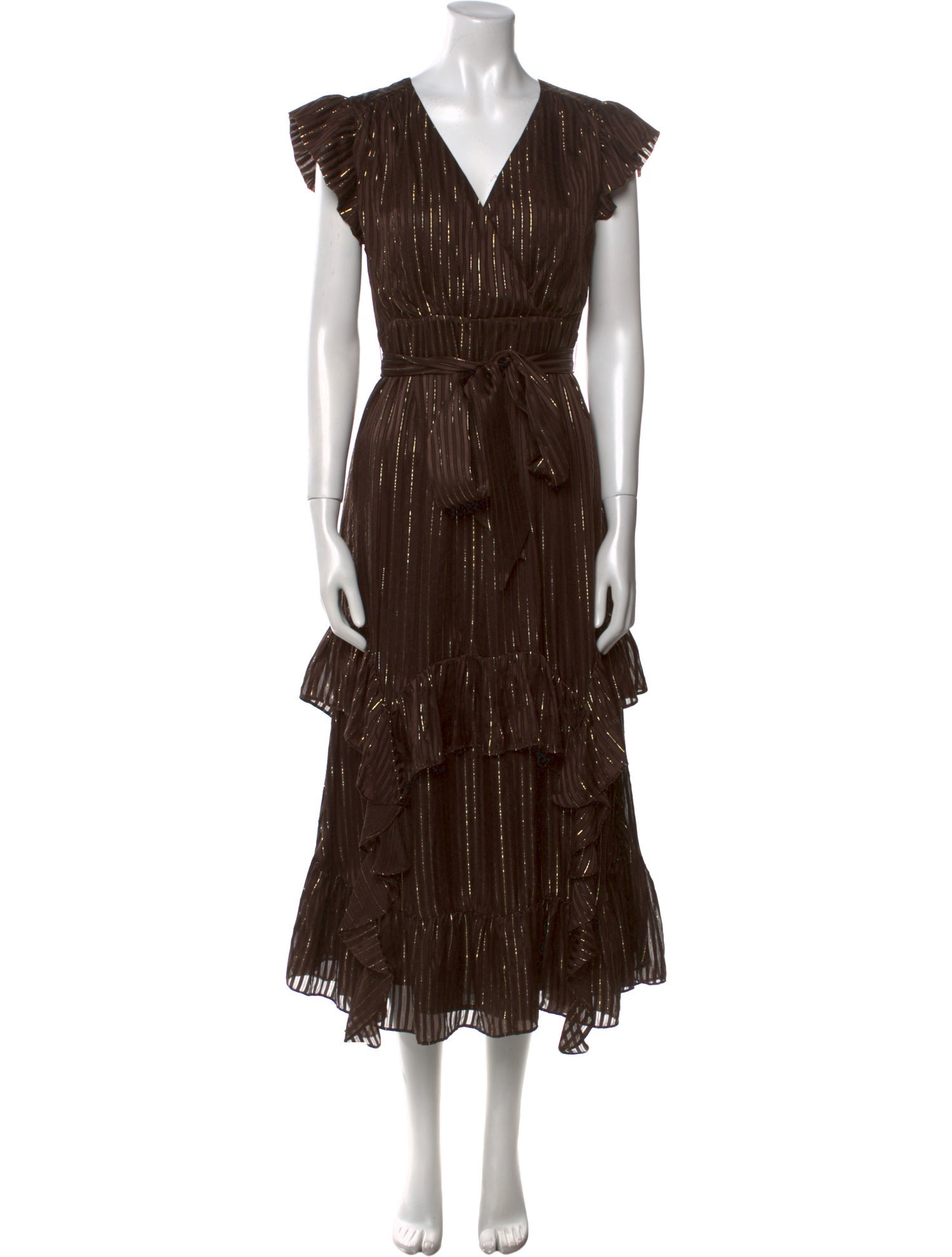 Marie Oliver Silk Long Dress