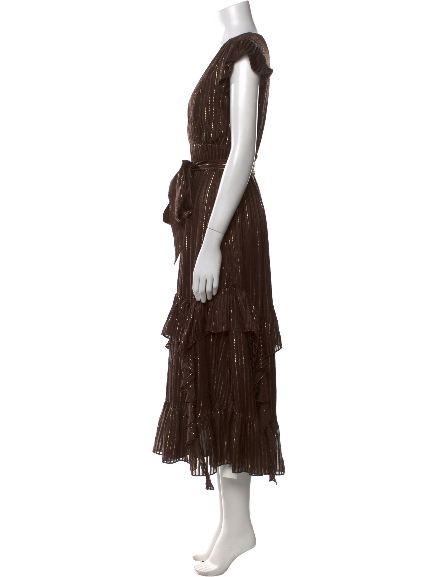 Marie Oliver Silk Long Dress