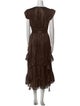Marie Oliver Silk Long Dress