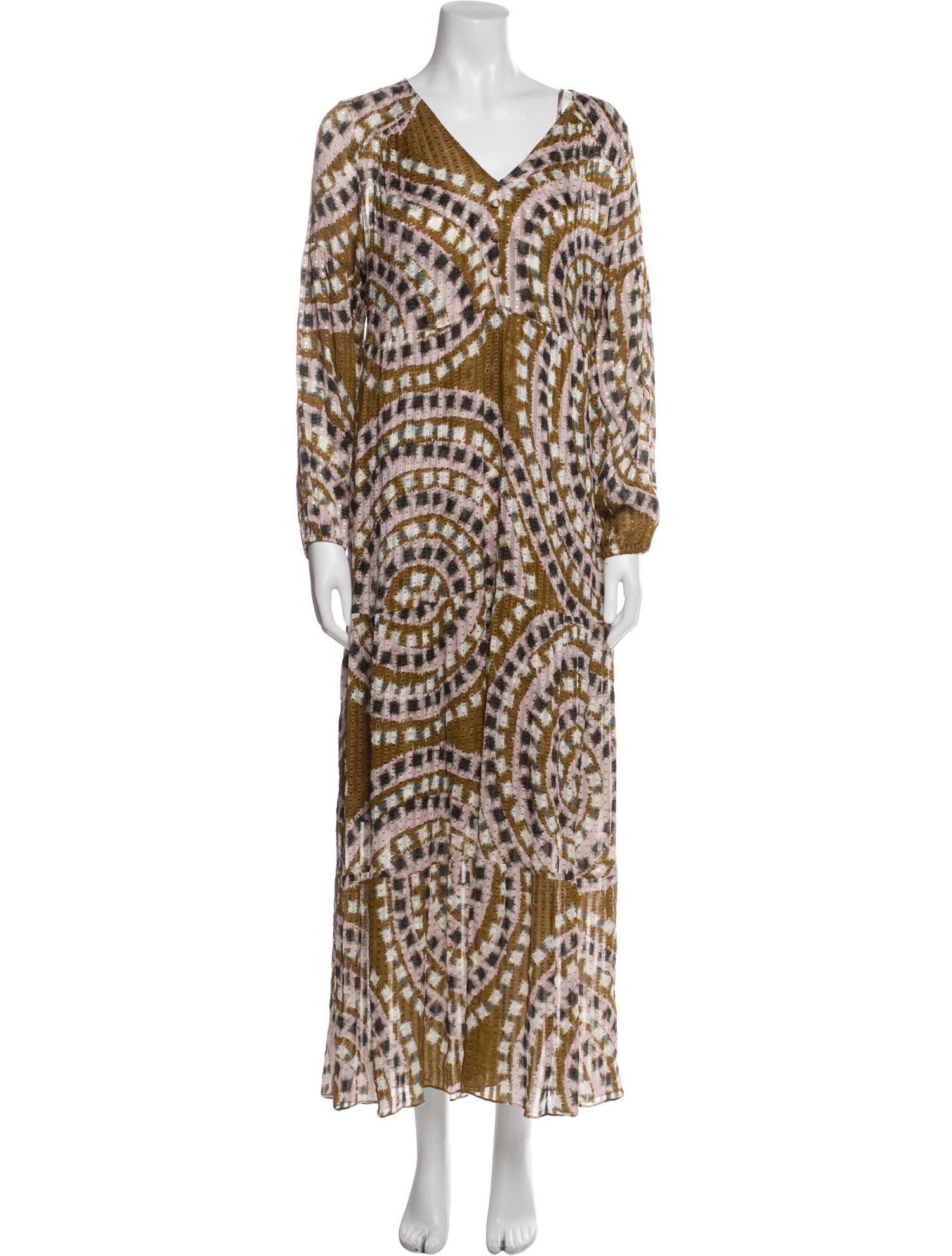 Marie Oliver Silk Knee-Length Dress