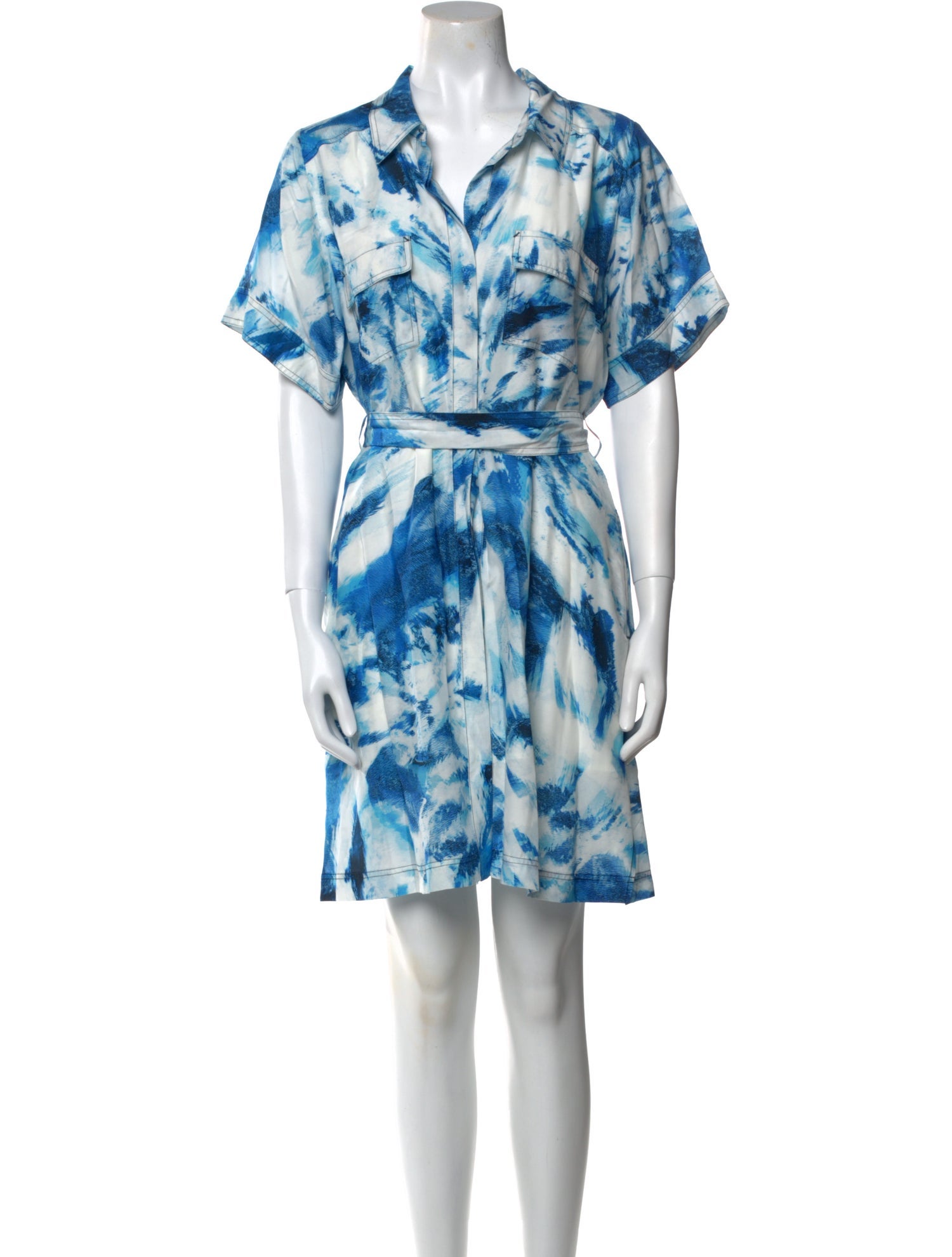 Marie Oliver Tie-Dye Print Mini Dress