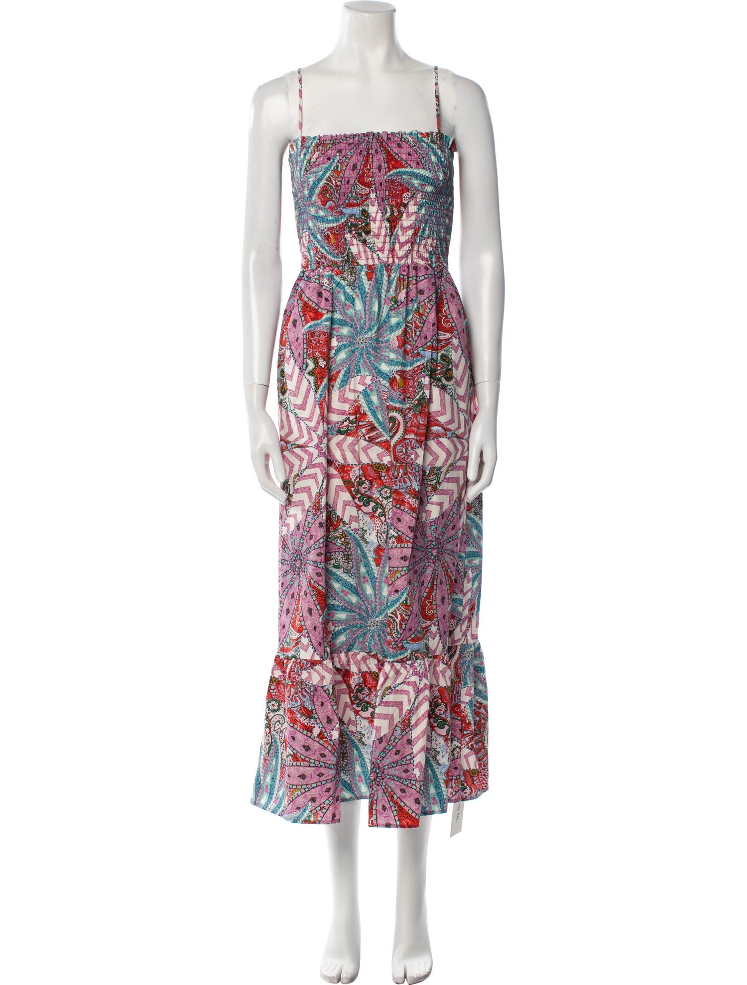 Marie Oliver Printed Midi Length Dress