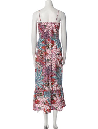 Marie Oliver Printed Midi Length Dress