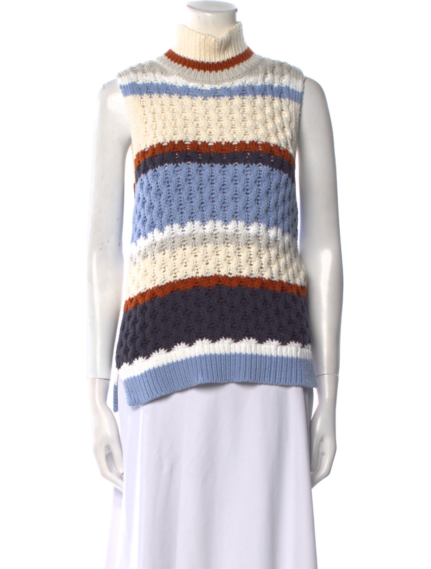 Marie Oliver Striped Turtleneck Sweater