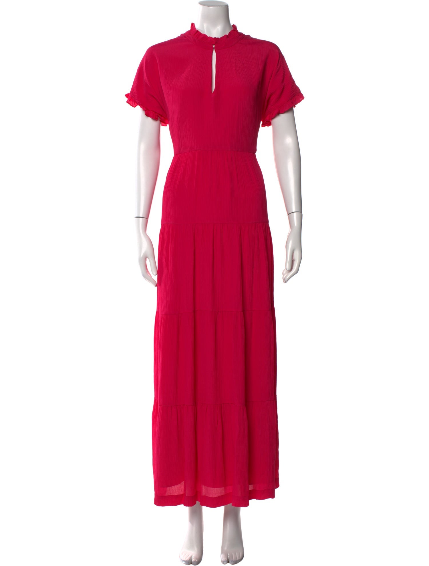 Marie Oliver Mock Neck Long Dress