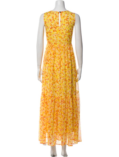 Marie Oliver Floral Print Long Dress