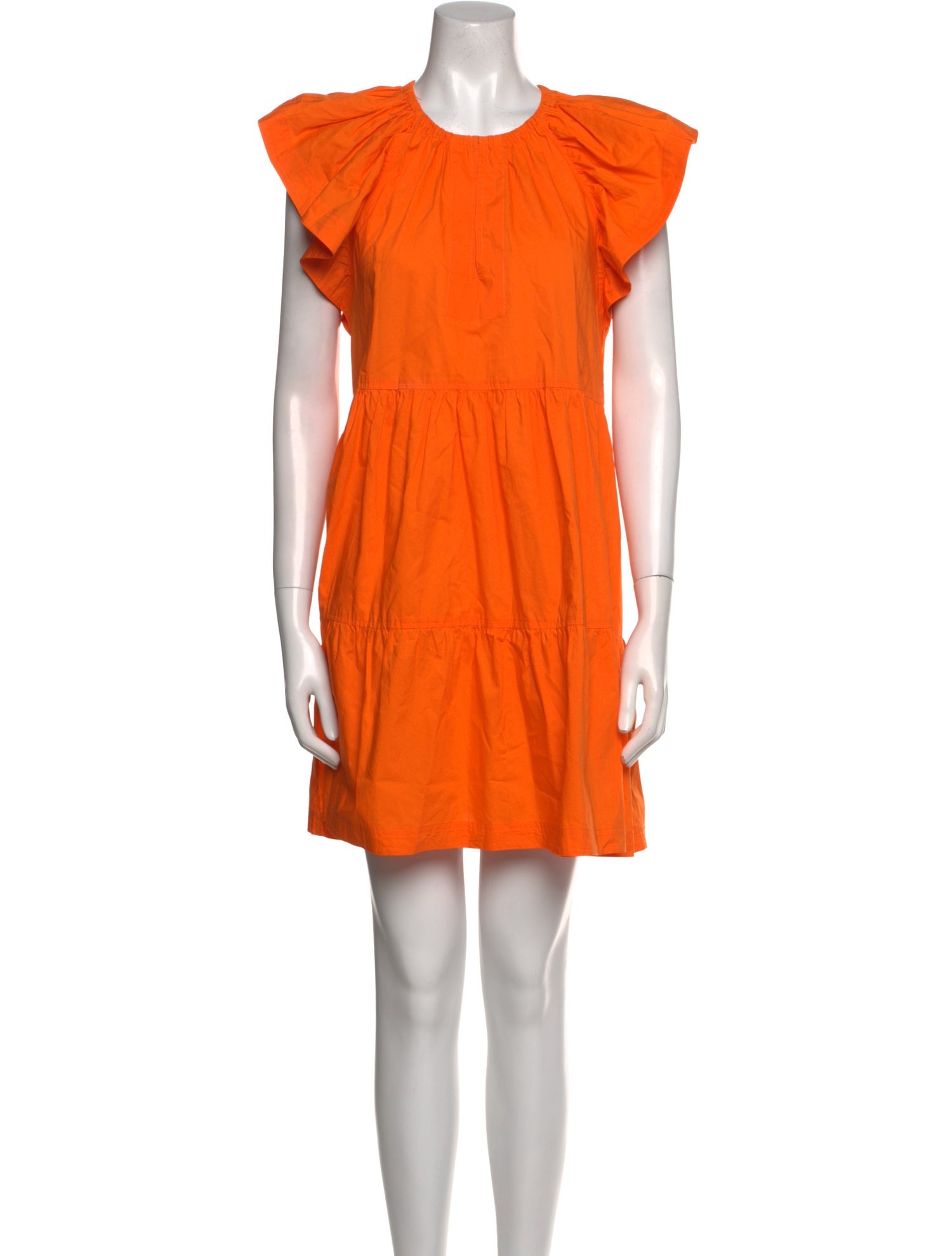 Marie Oliver Crew Neck Mini Dress