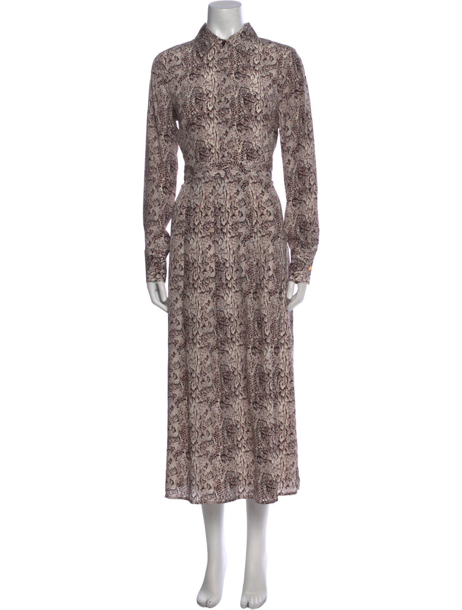 Marie Oliver Silk Long Dress