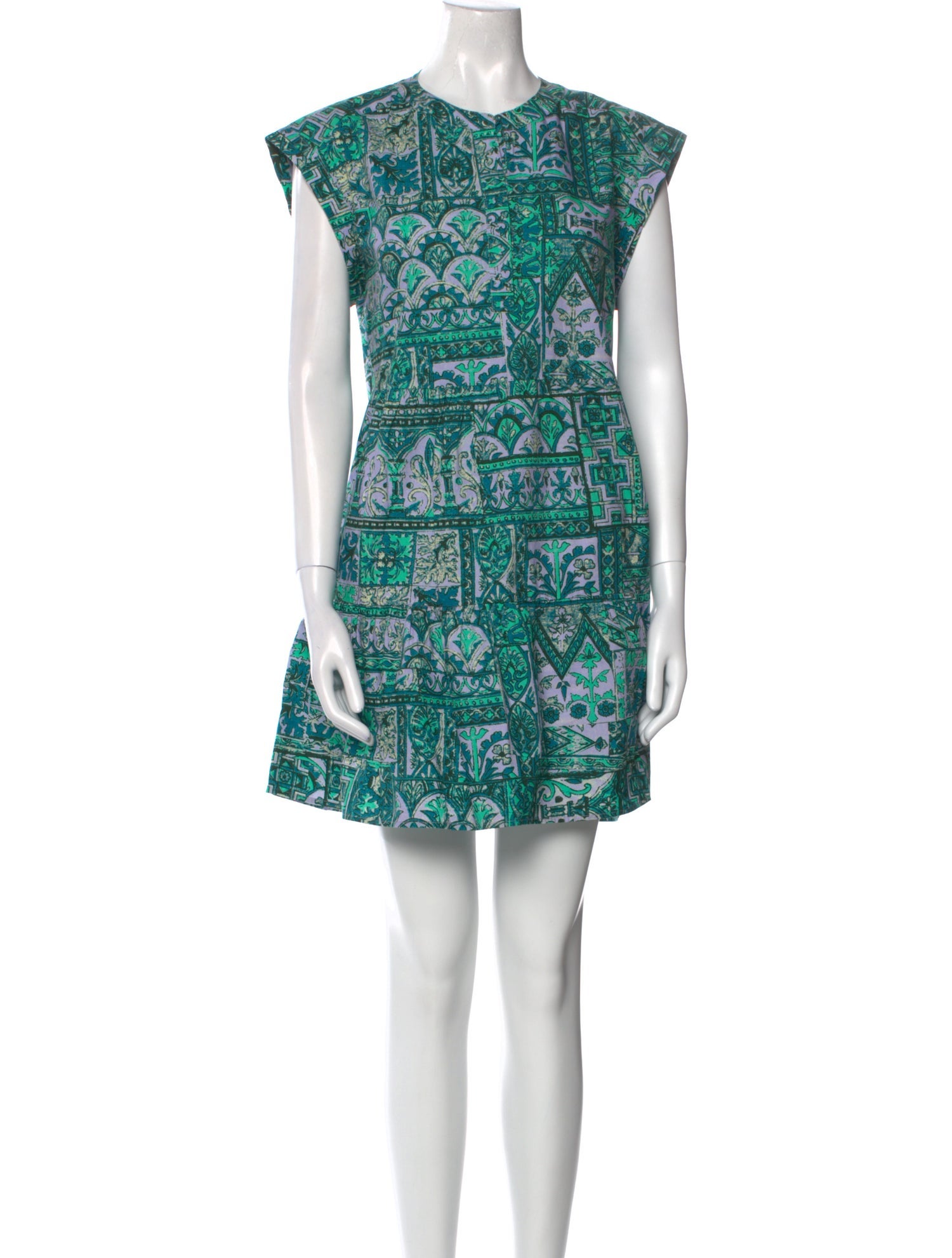 Marie Oliver Paisley Print Mini Dress
