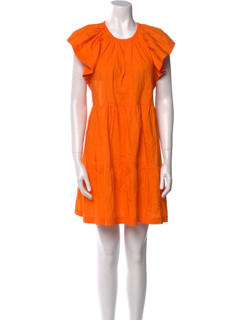 Marie Oliver Crew Neck Mini Dress