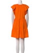Marie Oliver Crew Neck Mini Dress