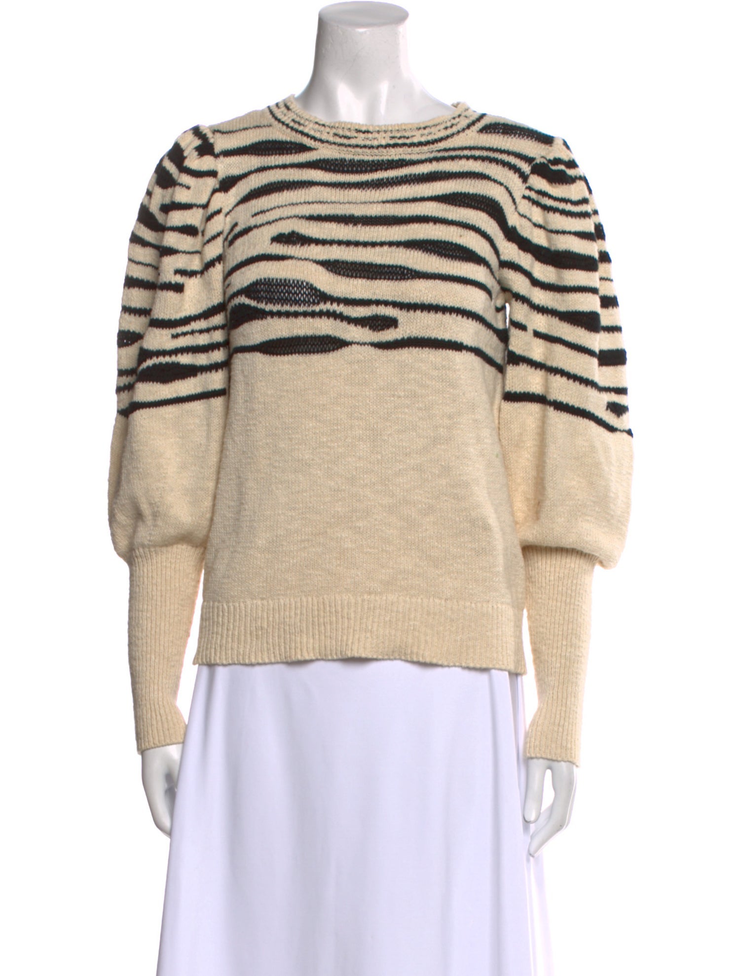 Marie Oliver Striped Crew Neck Sweater