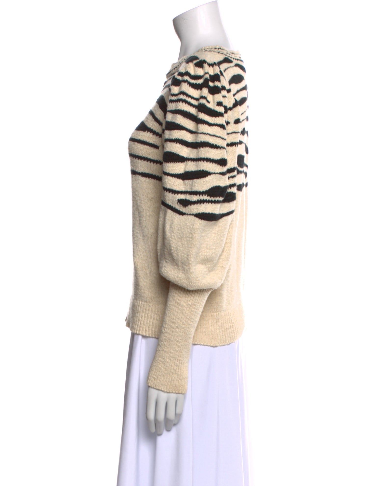 Marie Oliver Striped Crew Neck Sweater