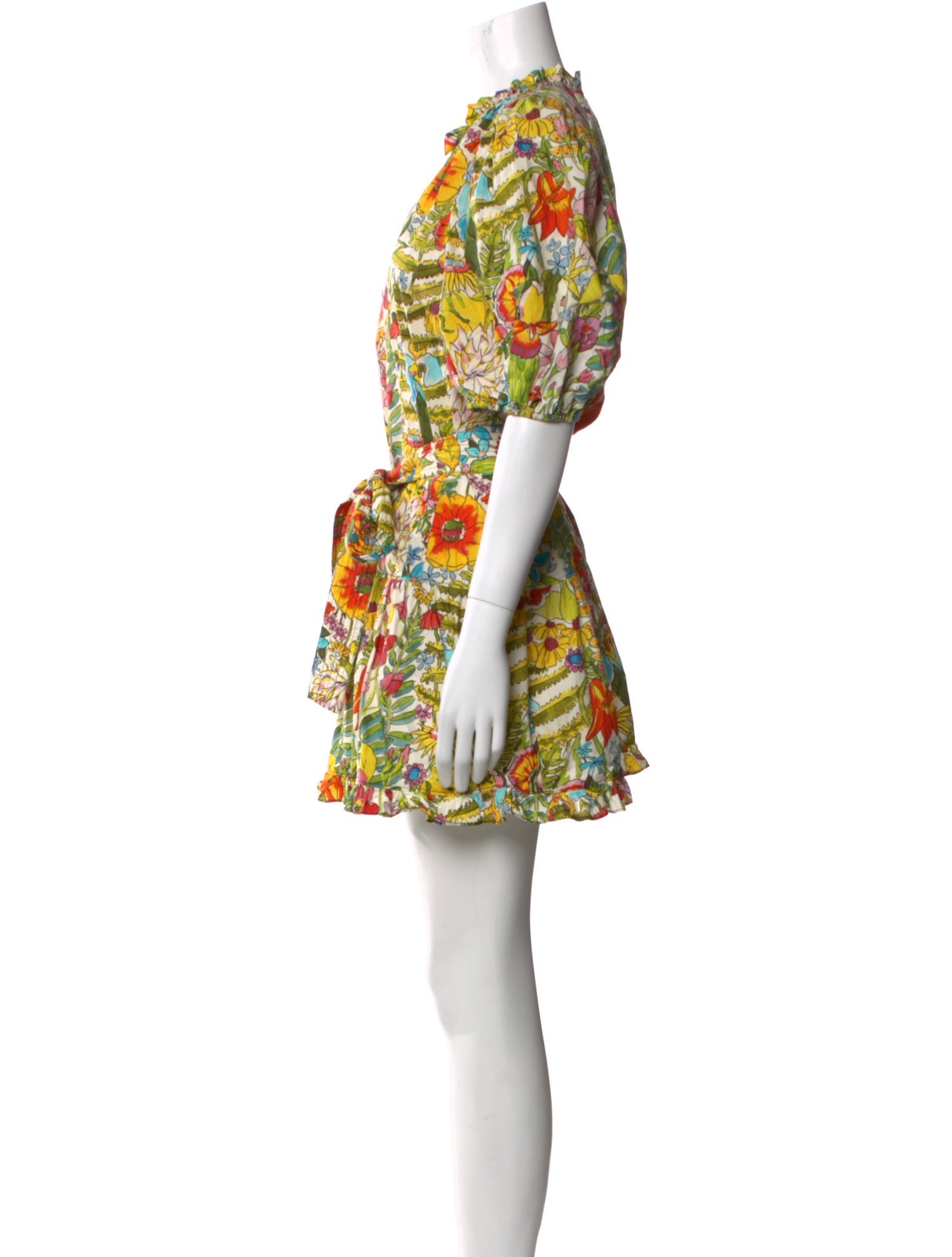 Marie Oliver Floral Print Mini Dress