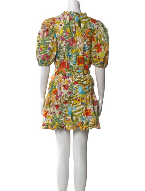 Marie Oliver Floral Print Mini Dress