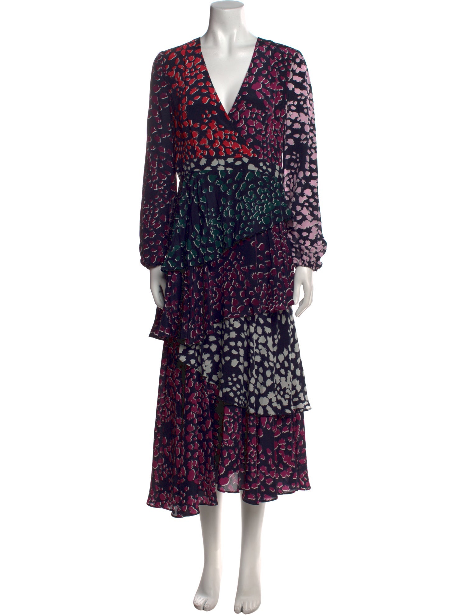 Marie Oliver Silk Long Dress