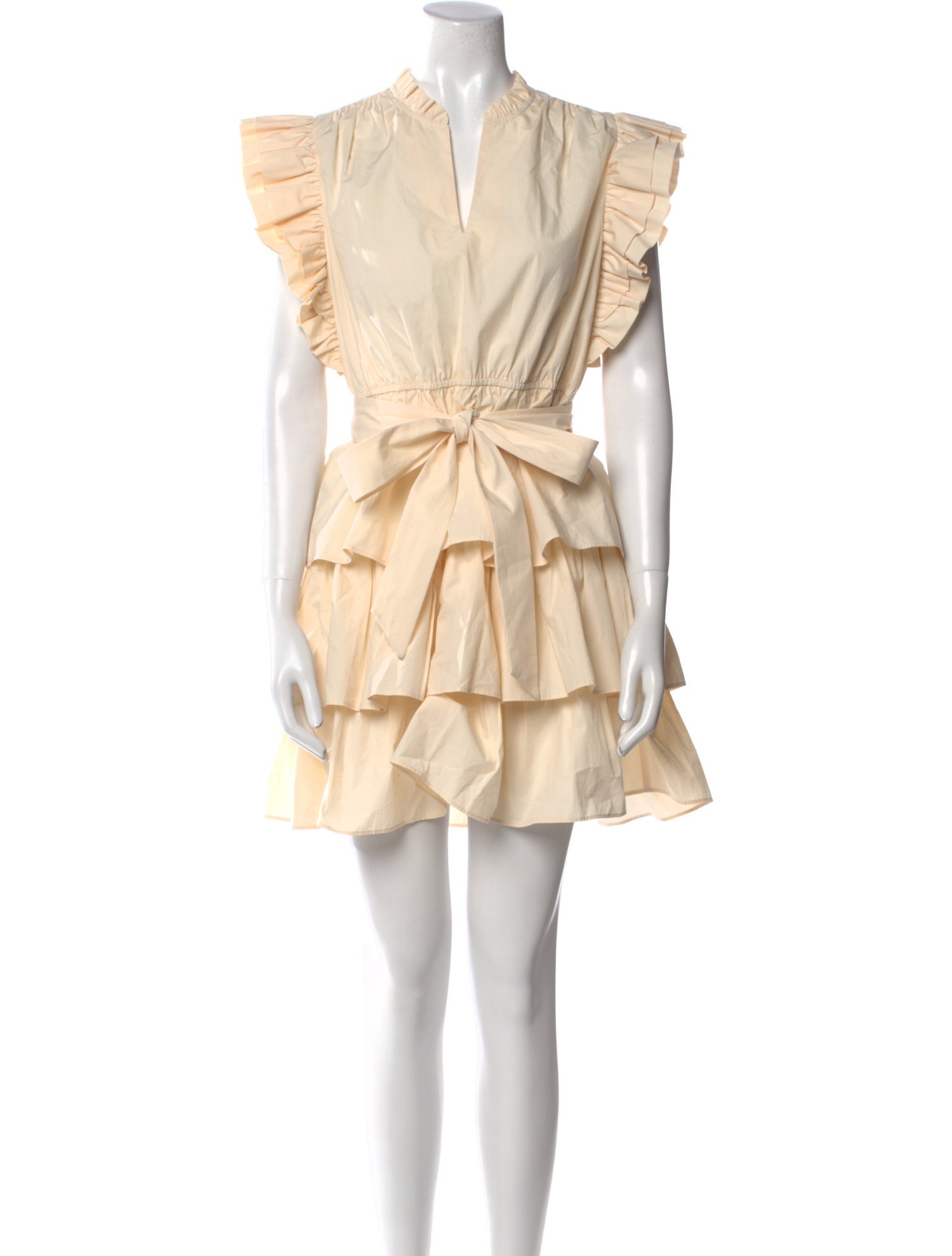 Marie Oliver V-Neck Mini Dress