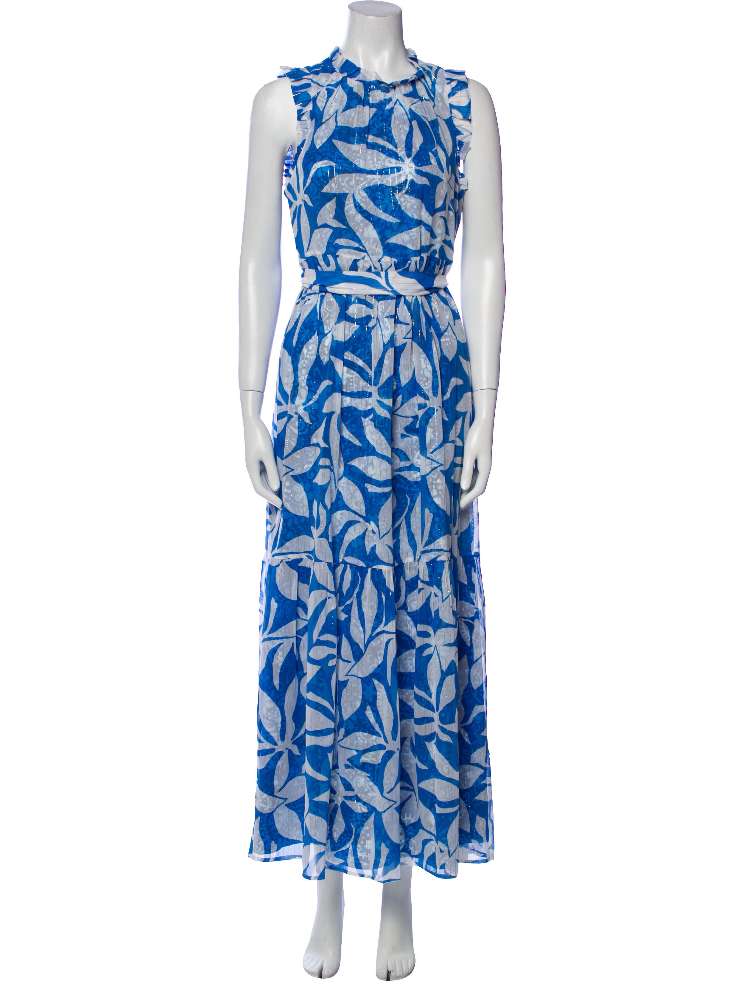 Marie Oliver Silk Long Dress