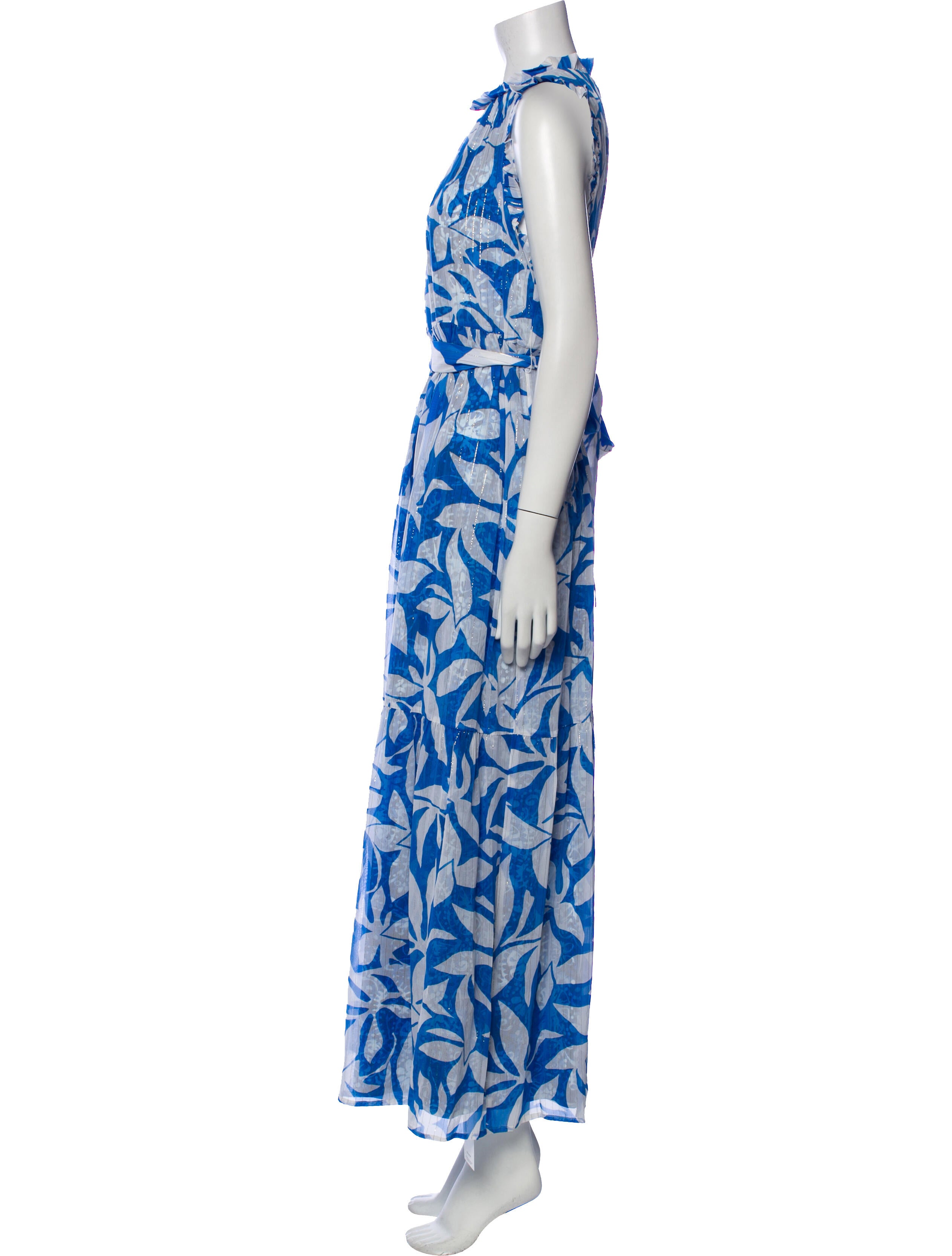 Marie Oliver Silk Long Dress