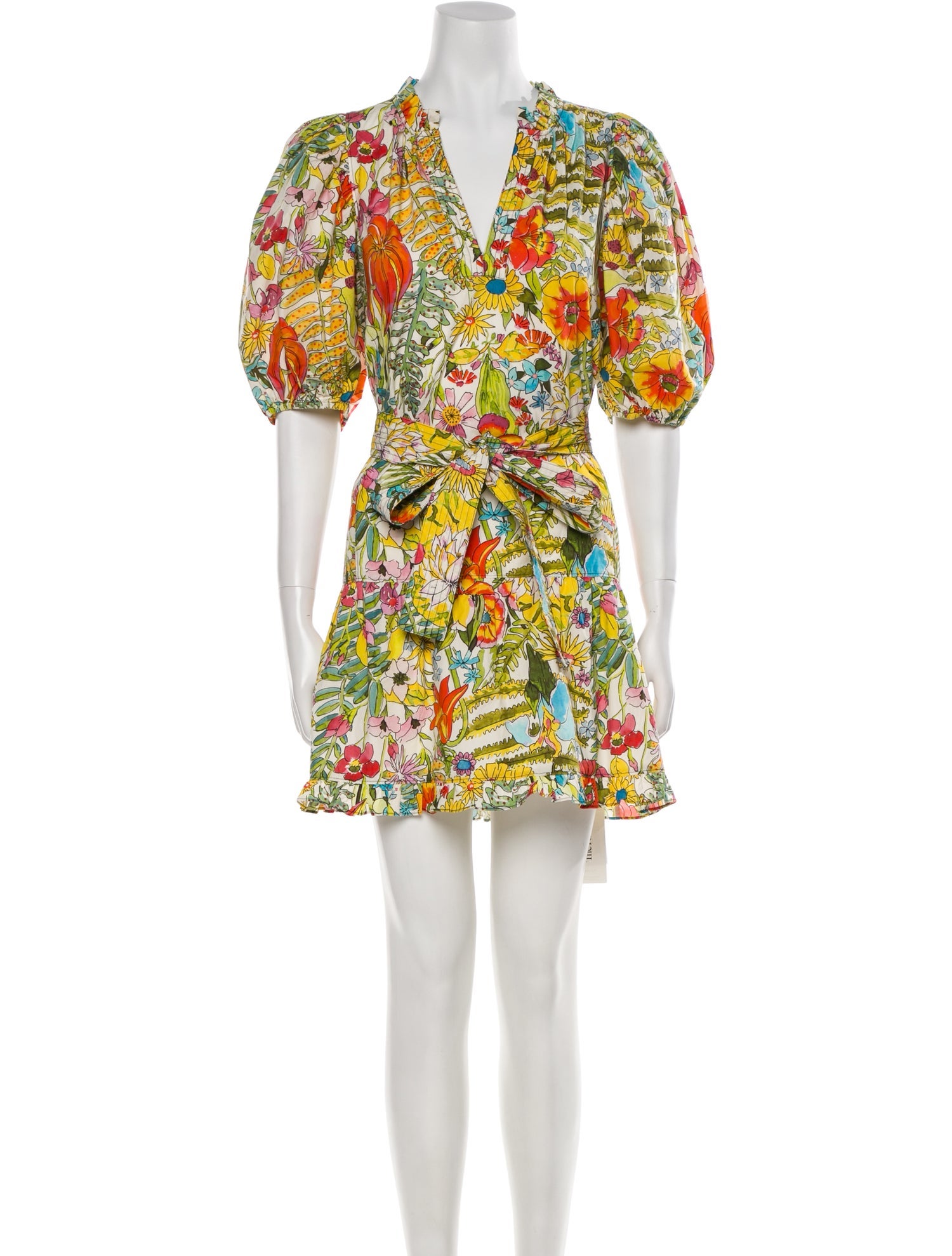 Marie Oliver Floral Print Mini Dress