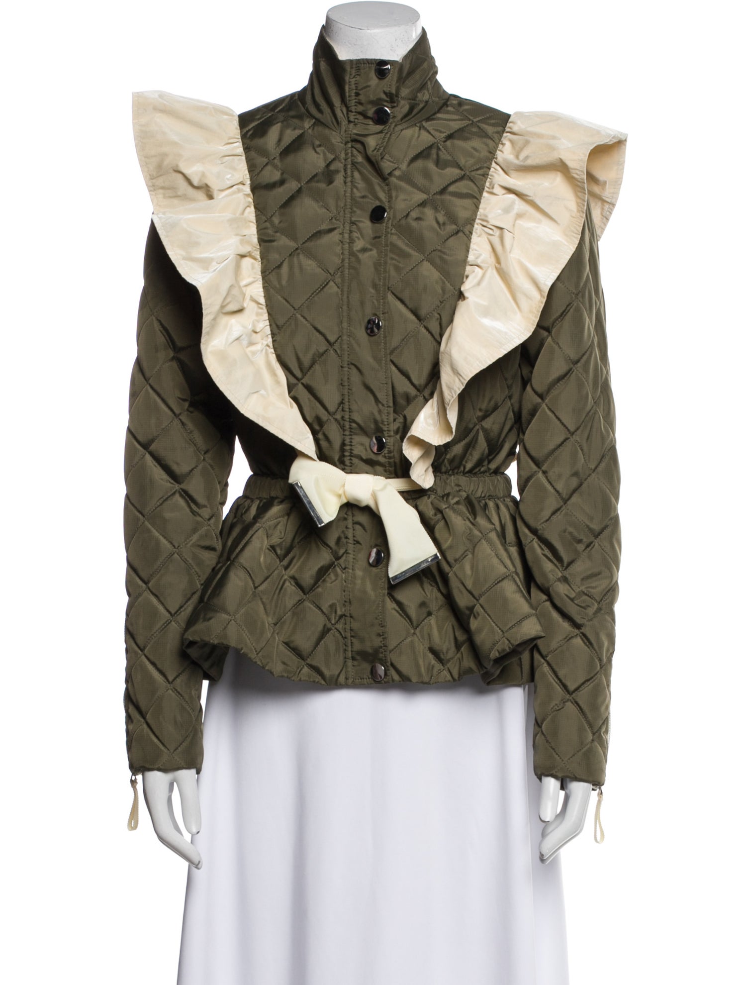 Marie Oliver Plaid Print Utility Jacket