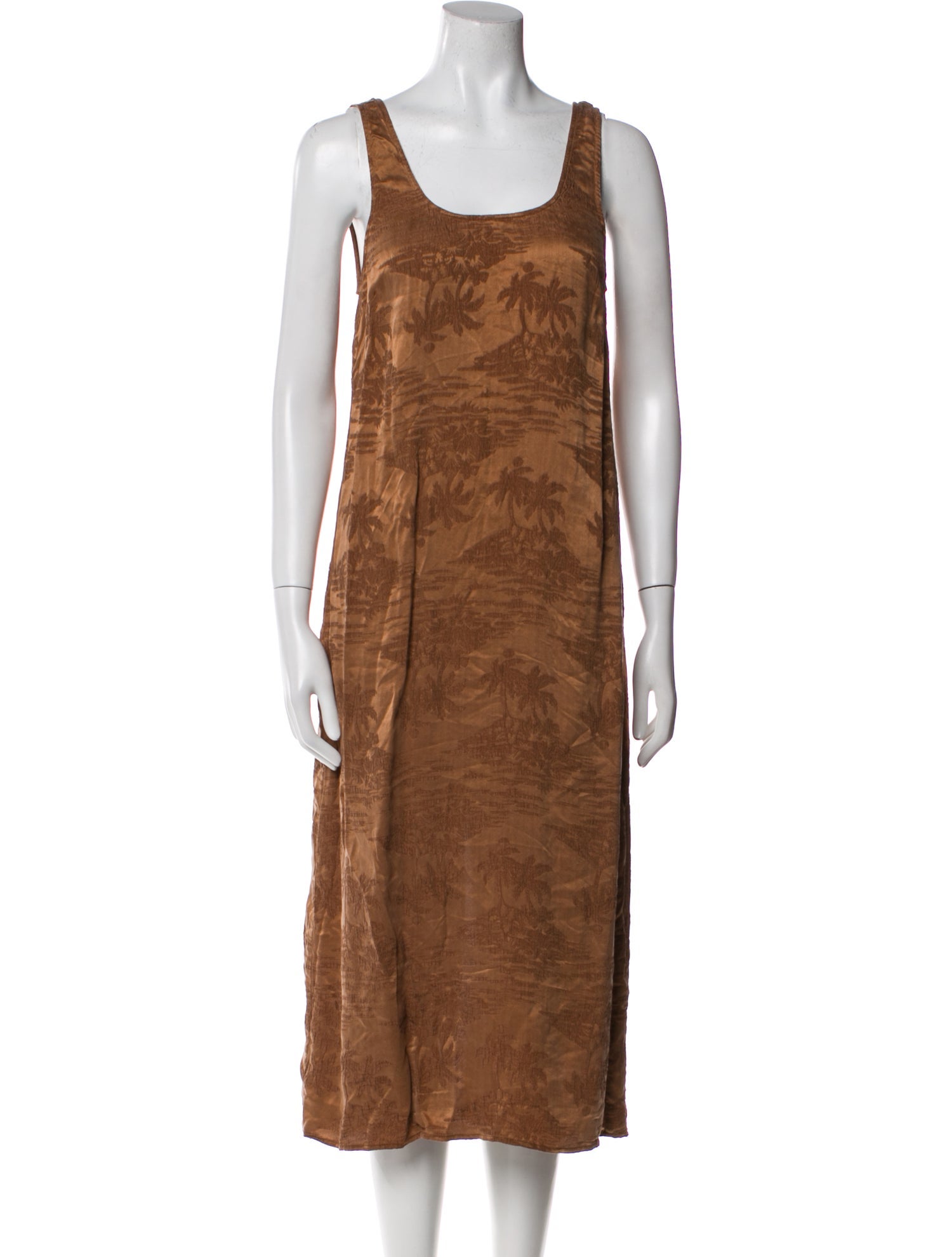 Marie Oliver Printed Midi Length Dress