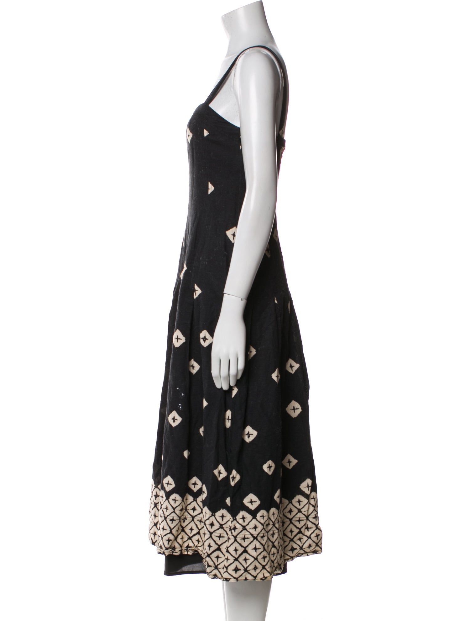 Marie Oliver Printed Midi Length Dress