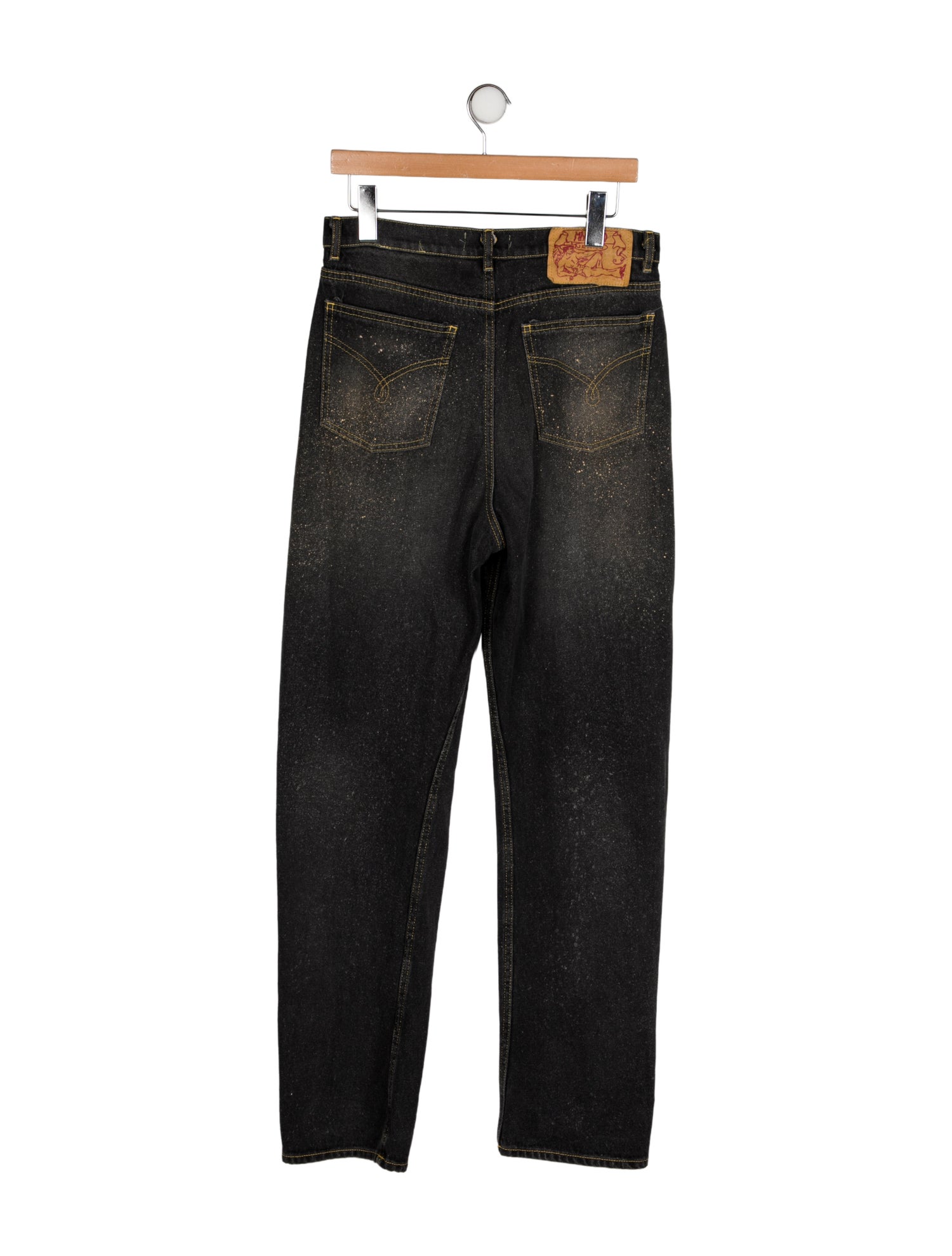 Magliano High-Rise Straight Leg Jeans